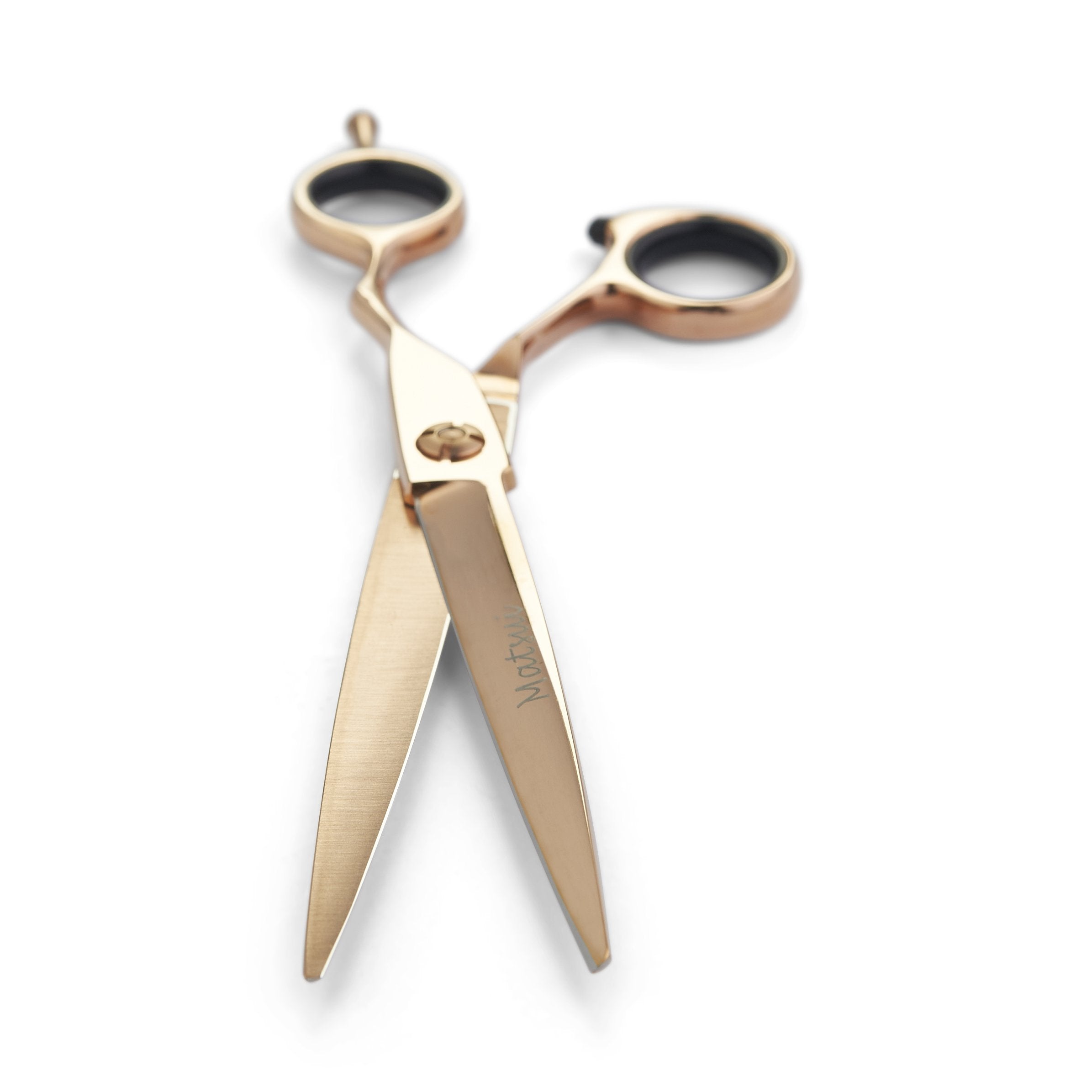 Matsui Offset Drop Handle Shear Thinner Combo - Rose Gold - Scissor Tech USA (4690559369282)