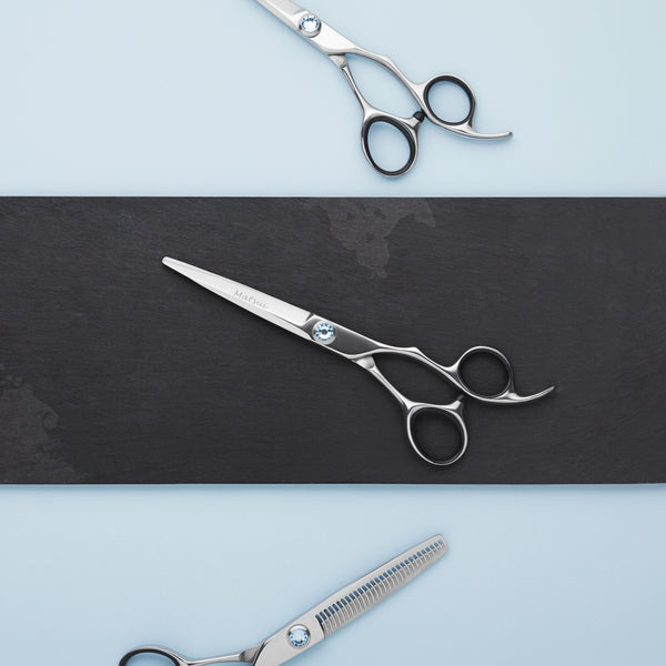 2020 Matsui Swarovski Crystal Elegance Scissors & Thinning Shears Combo (Limited Edition) (1693636919357)