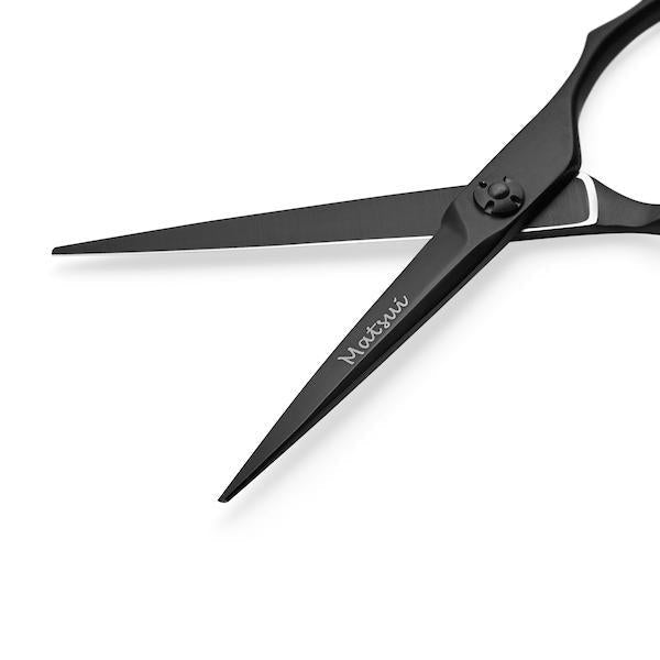 2019 Matsui Matte Black Aichei Mountain Offset scissor detail (1407499173949)