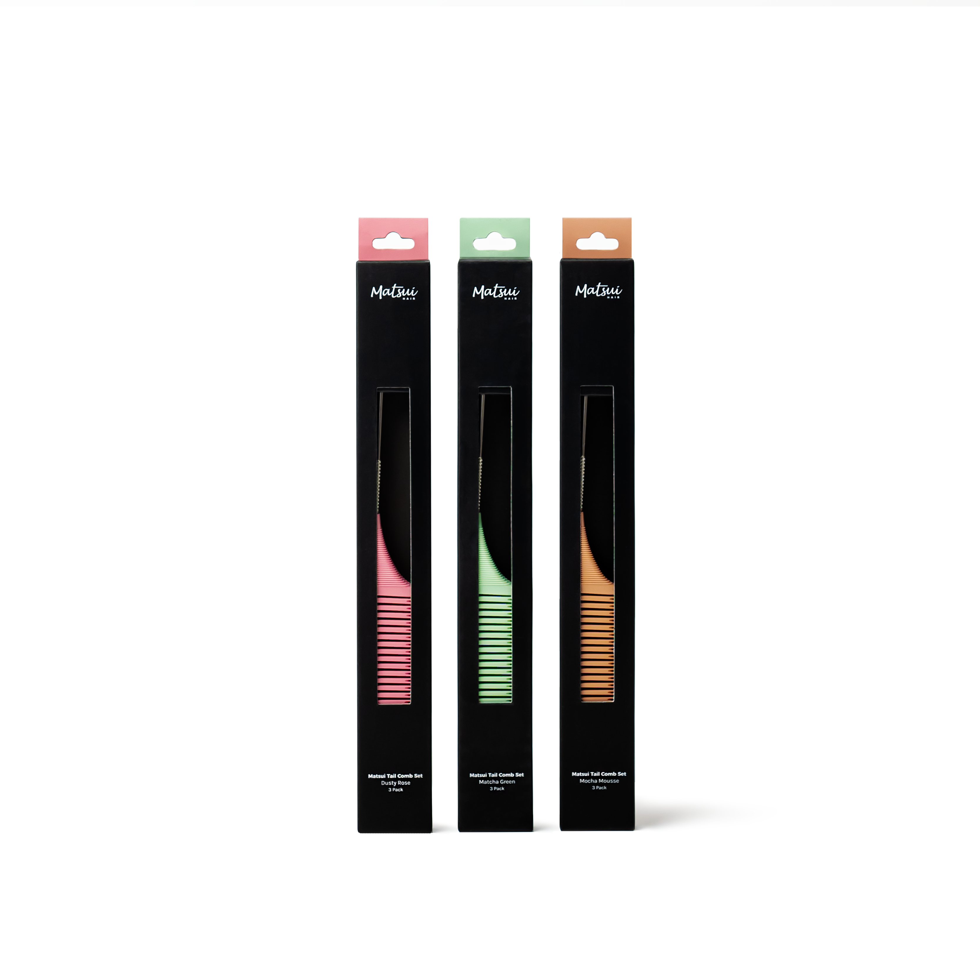 Matsui Tail Comb 3pc Set