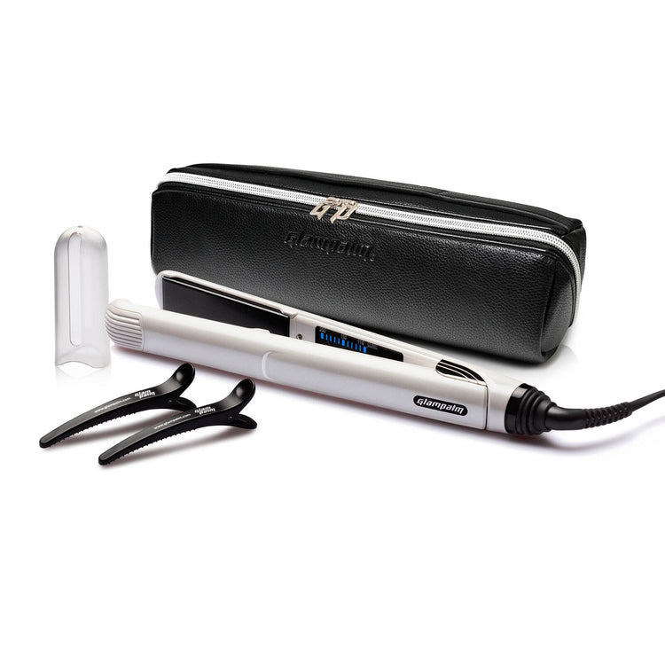 GlamPalm CLINIC™ 24mm Diamond White Hair Straightener