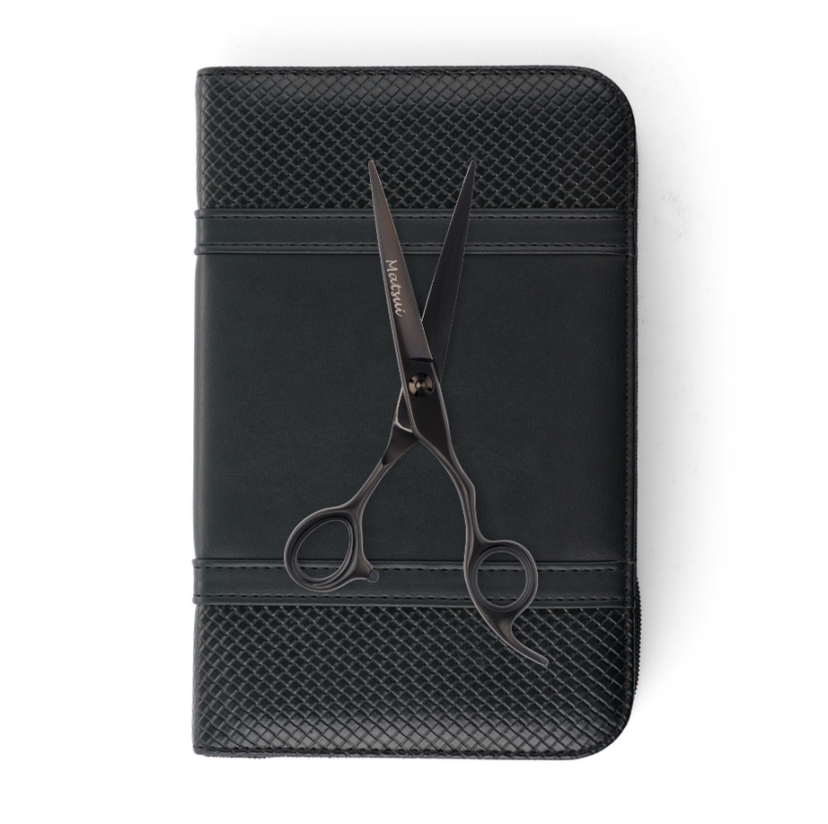 Matsui Lightweight Classic Offset Cutting Scissor Matte Black (7082275995731)