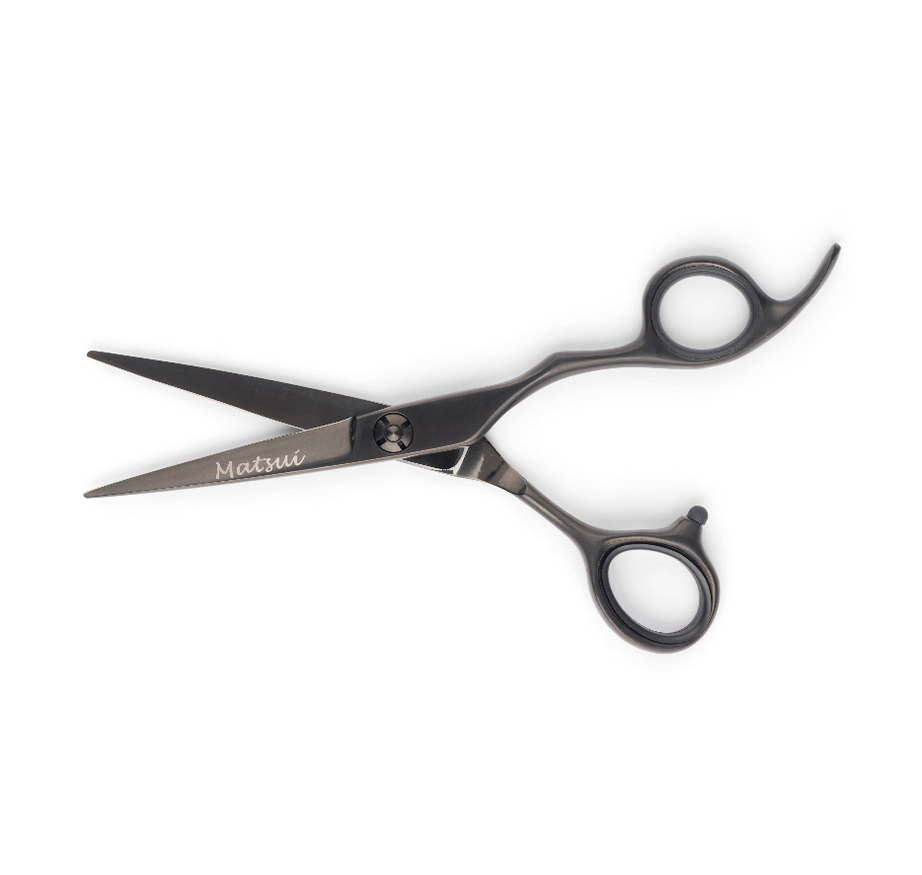 Matsui Lightweight Classic Offset Cutting Scissor Matte Black (7082275995731)