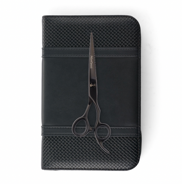 Matsui Lightweight Classic Offset Cutting Scissor Matte Black (7082275995731)