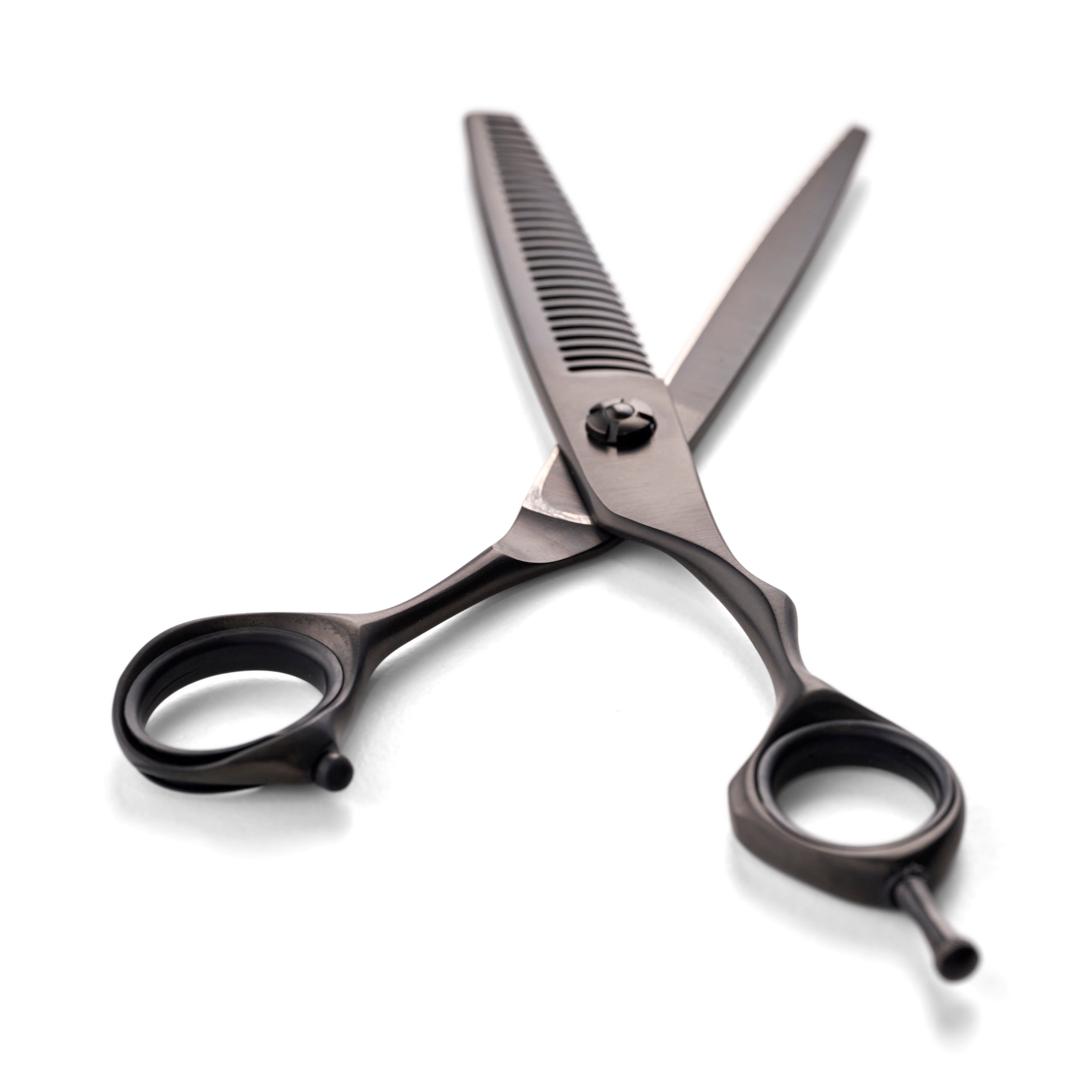 Ultra Light Thinning Scissor Matte Black (7045270470717)